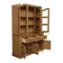 Aparador Cristalero Modular Linea Mexicana Madera Maciza Lustrado