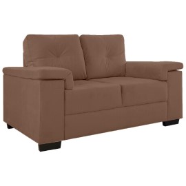 Sofa LIVING Luares Chocolate 2 Cuerpos