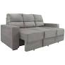 LIVING SOFA CHAISE LOUIS 3 C GRIS