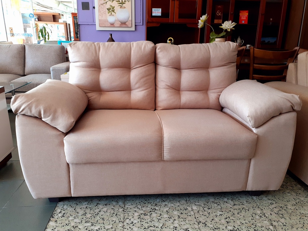 Sofá 2 cuerpos Madrid Lino Beige