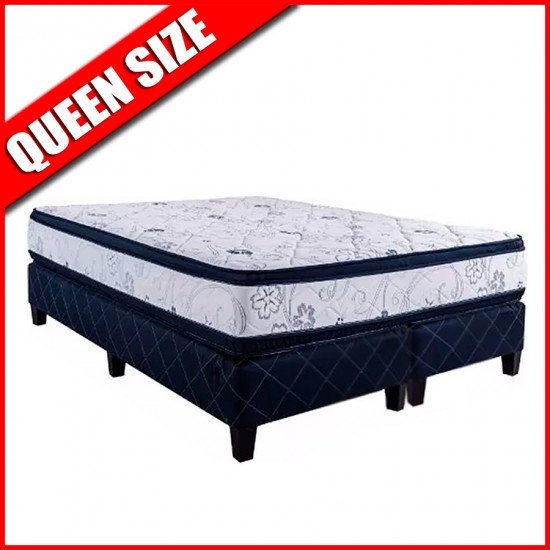 SOMMIER KING SUPERDENSIDAD D 60 AZUL 