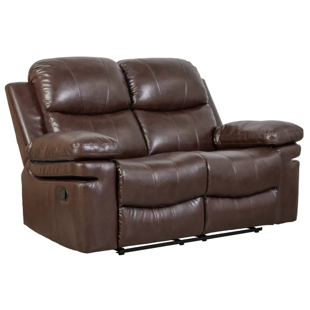 SOFA RECLINER 2 CUERPOS CHOCOLATE 2138