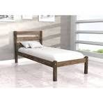 [243301001] Cama  1 Plaza MADERA color miel o blanca