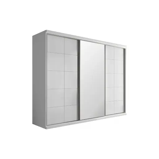 [Ancho  56.5CM Alto:  218CM Largo   219CM] Placard SOUTH 3 BLanco